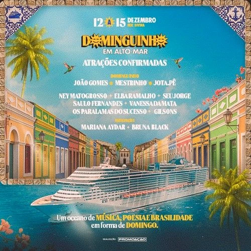 Navio Dominguinho em Alto Mar 2026