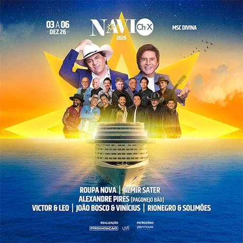 Navio Chitãozinho e Xororó 2026