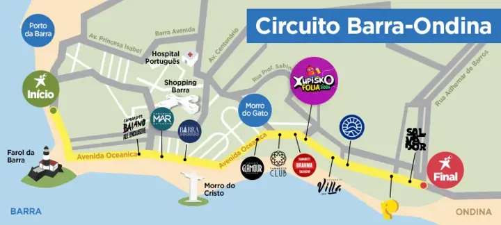 Mapa de localização · Xupisko Folia