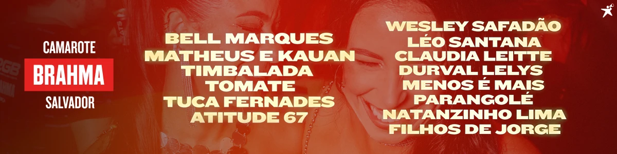 grade de atracoes do camarote brahma salvador 2026