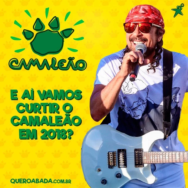 vendas abadás bloco camaleão 2018