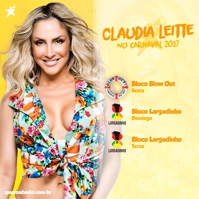 carnaval de salvador 2017 com claudia leite abadá