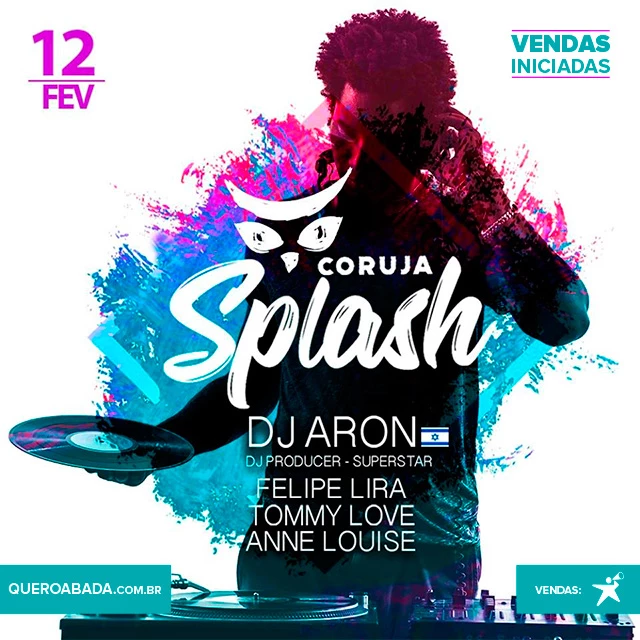 Compre abadá festa coruja splash pool part 2018