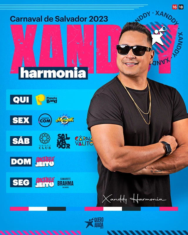 programação de xanddy harmonia para o carnaval de salvador 2023