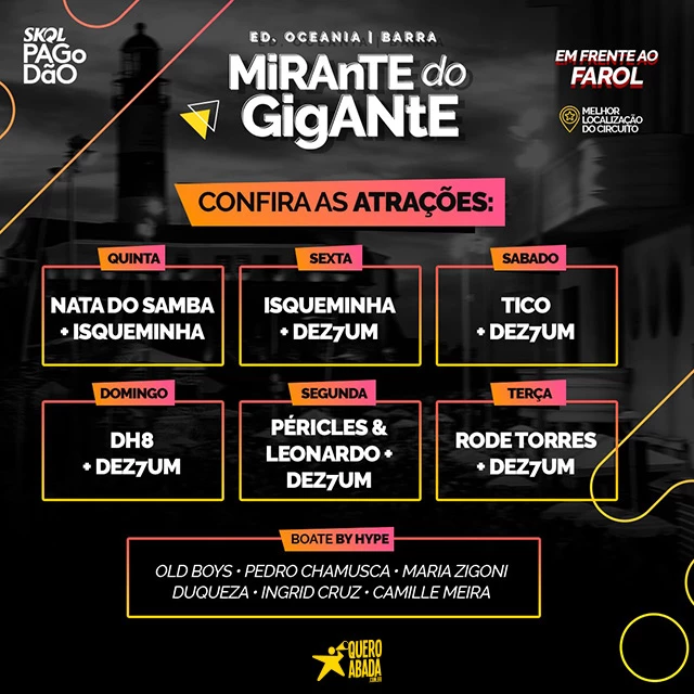 compre seu ingresso camarote mirante do gigante 2020