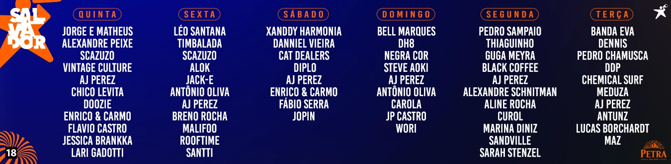 line up camarote salvador 2023