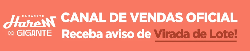 Avise-me por e-mail quando for lançada as atrações do camarote