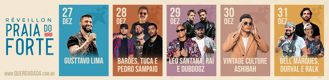 Atrações réveillon praia do forte 2022 compre ingresso