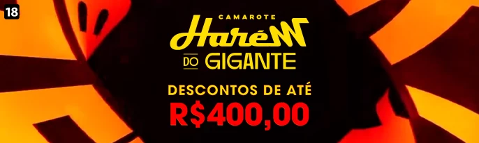 Comprar abadá do <a href='/camarote-harem-2024' title='Saiba mais sobre o camarote Camarote Harém' >Camarote Harém</a> do Gigante 2024