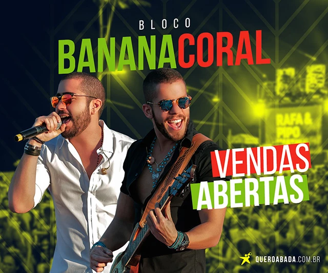 compre abadá bloco banana coral 2019