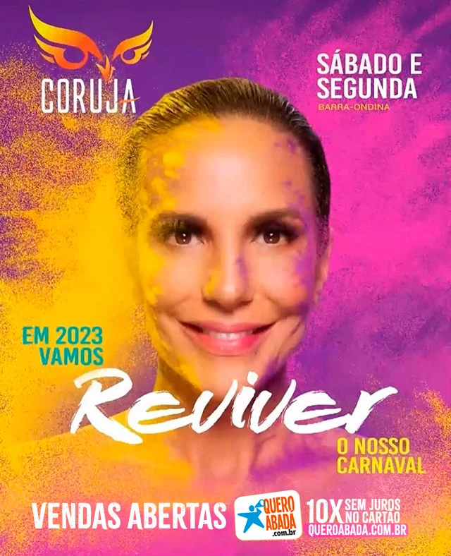 Compre seu abadá para o bloco coruja carnaval 2023 ivete sangalo