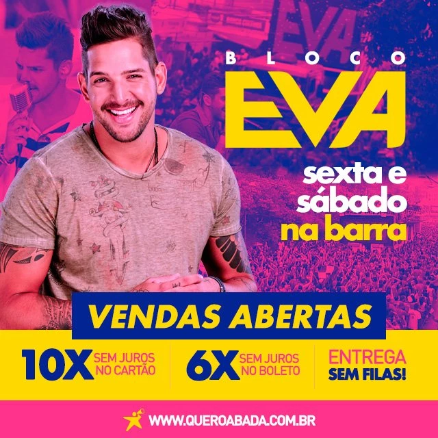 bloco eva 2018 vendas abadás