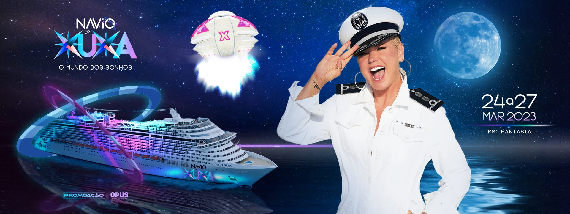 Reservar cabine navio da xuxa 2023 - msc fantasia