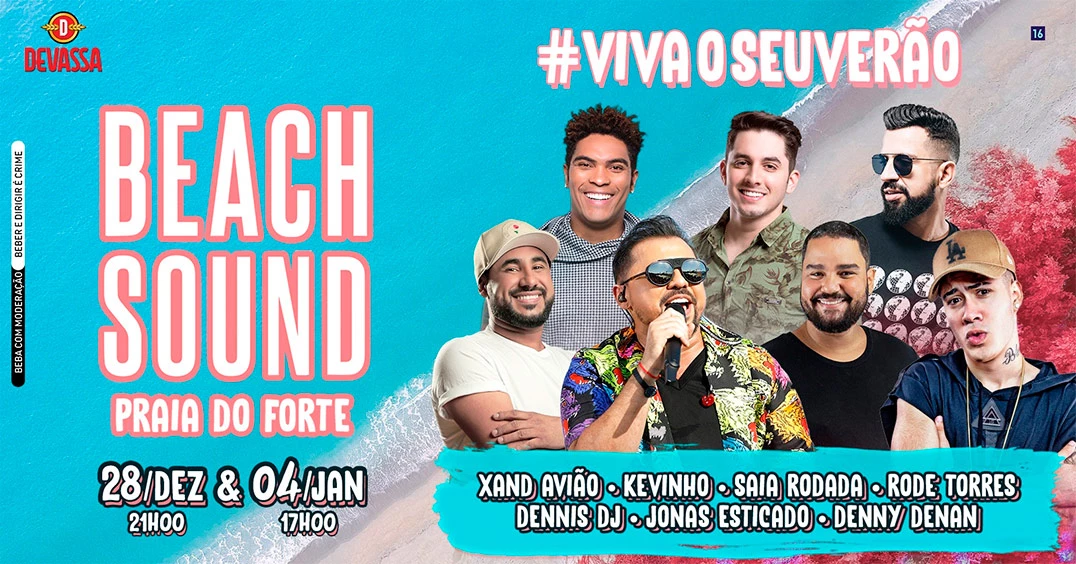 Comprar ingresso beach sound praia do forte