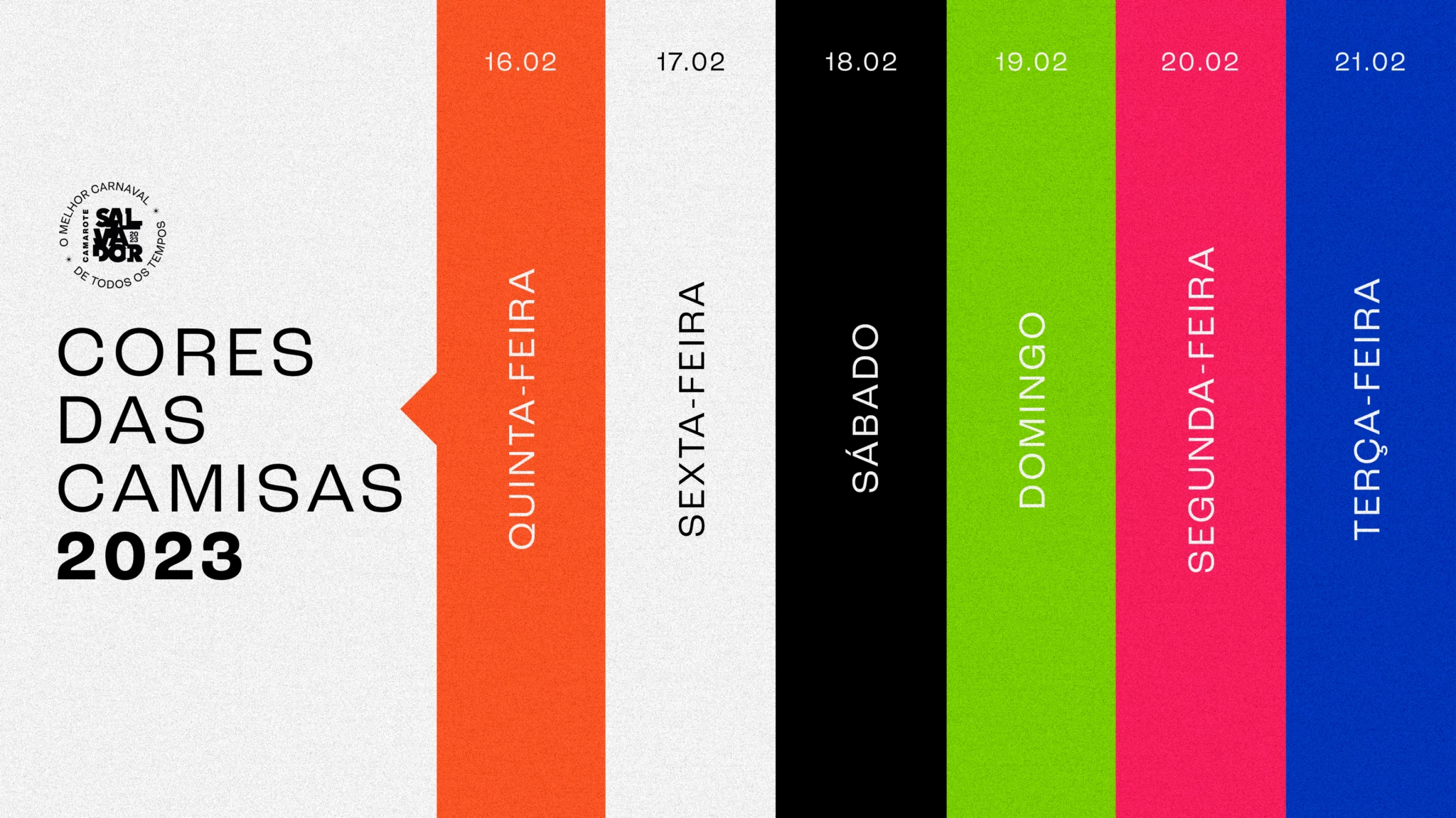 cores dos abadás do camarote salvador 2023