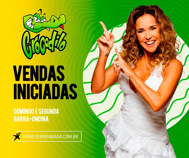 comprar abadá bloco crocodilo 2019 - Daniela mercury