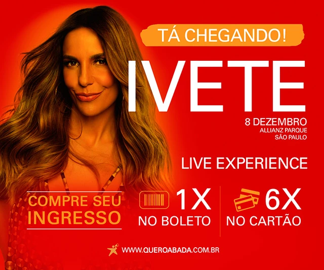 últimos ingressos DVD ivete live experience alianz parque são paulo