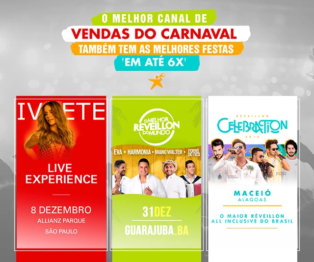 comprar ingresso online festas e abadás