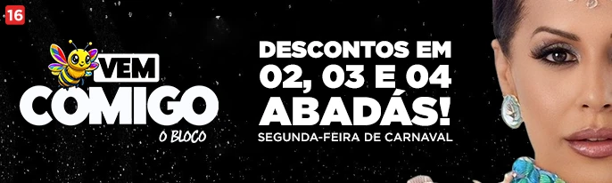Comprar abadá do Bloco <a href='/bloco-vem-comigo-2024' title='Saiba mais sobre o bloco Vem Comigo'  ><a href='/bloco-vem-comigo-2024' title='Saiba mais sobre o bloco Vem Comigo'  >Vem Comigo</a></a> 2025