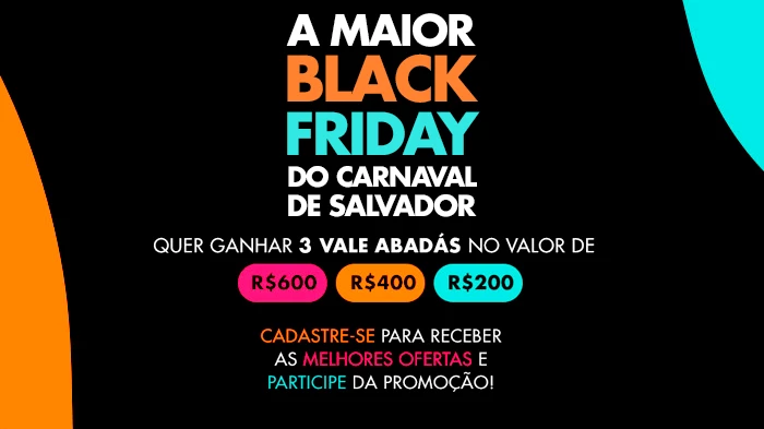promoção black friday carnaval de salvador 2019