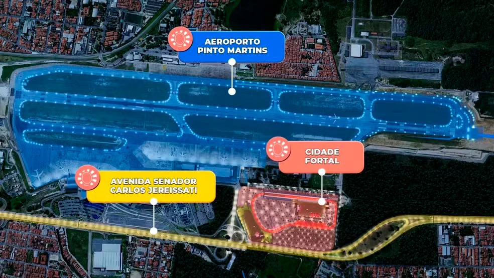 mapa nova cidade fortal 2024