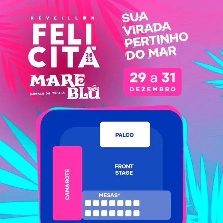 comprar ingresso réveillon maré blu 2023 felicitá