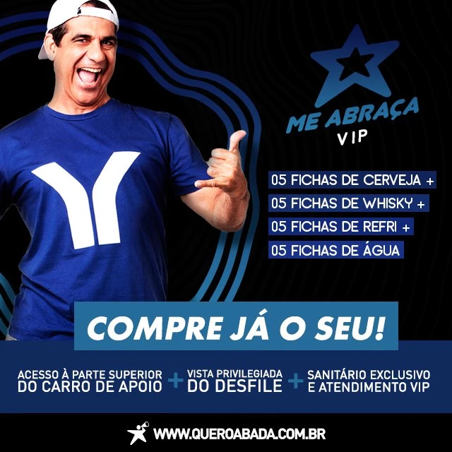 abadá vip bloco me abraça 2018 durval