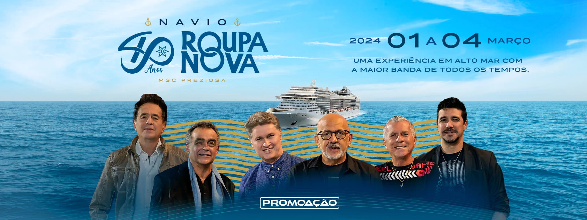 Navio Roupa Nova 2024 Reserve sua Cabine