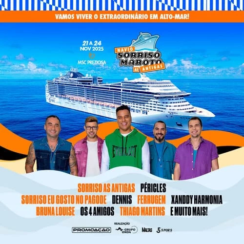 Navio Sorriso Maroto as Antigas 2025