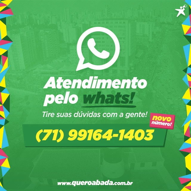 Adicione o novo número de Whatsapp da nossa Consultoria Especializada em Carnaval