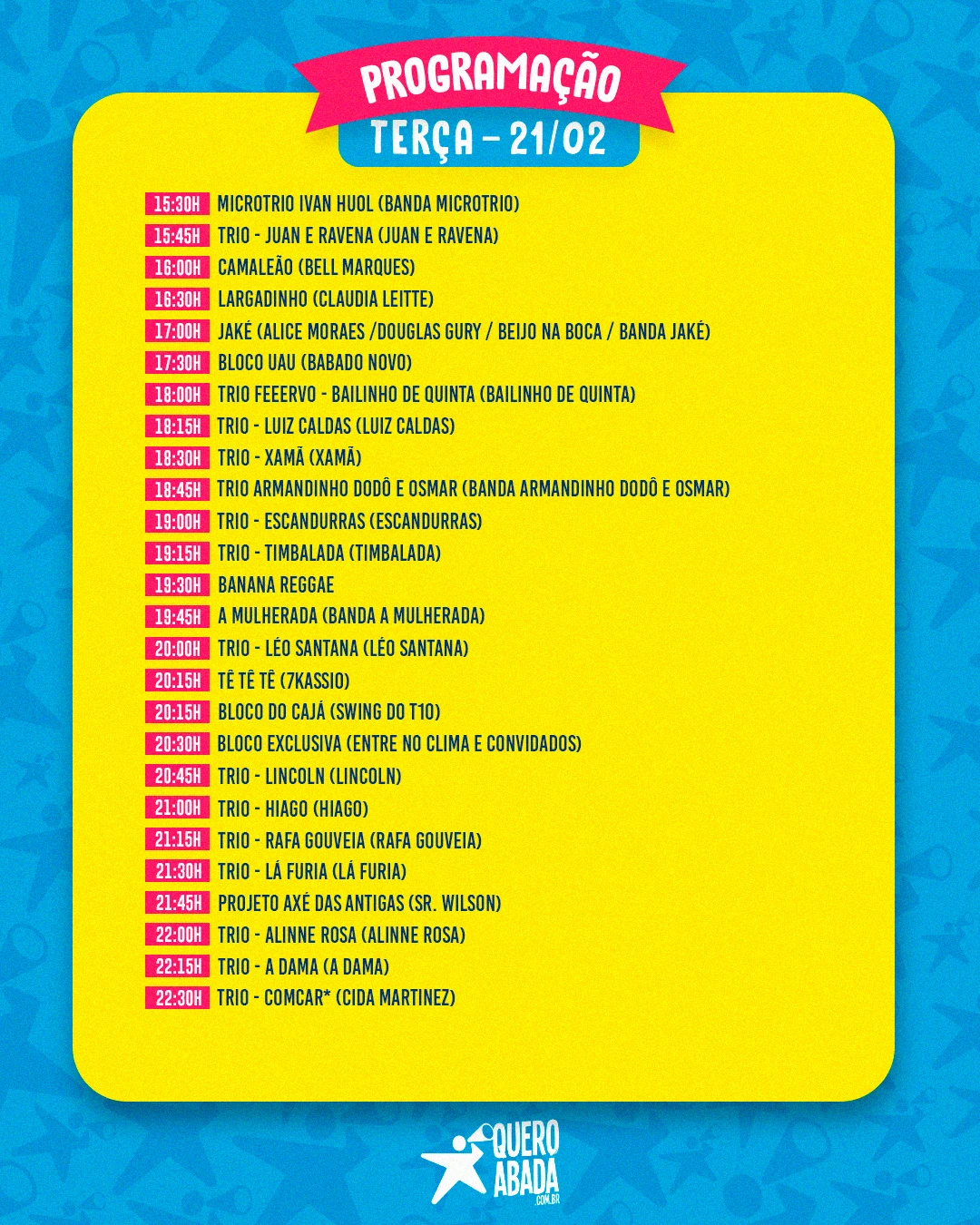 Confira a Programação Oficial do Carnaval de Salvador 2024